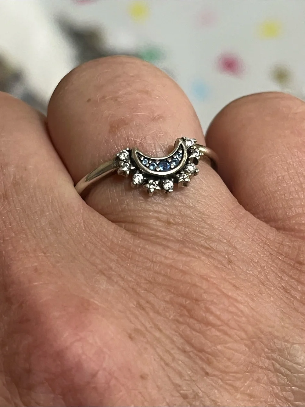 Pandora Sterling Celestial Ring